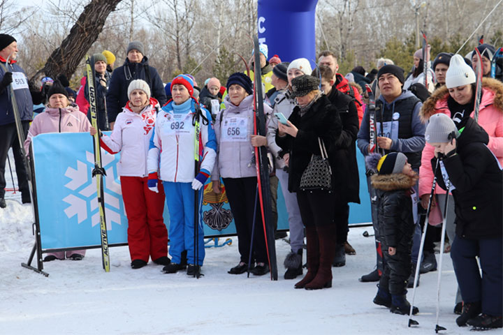 «Лыжня России – 2024» собрала в Абакане спортсменов со всей Хакасии