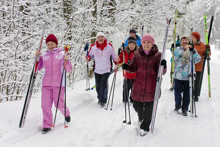 Старшее поколение Хакасии встает на лыжи