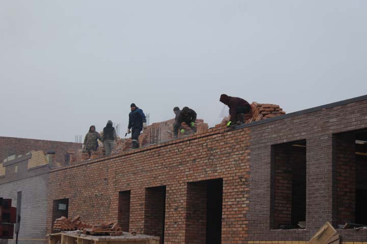 Школа в девятом жилом районе Абакана: строители держат хороший темп
