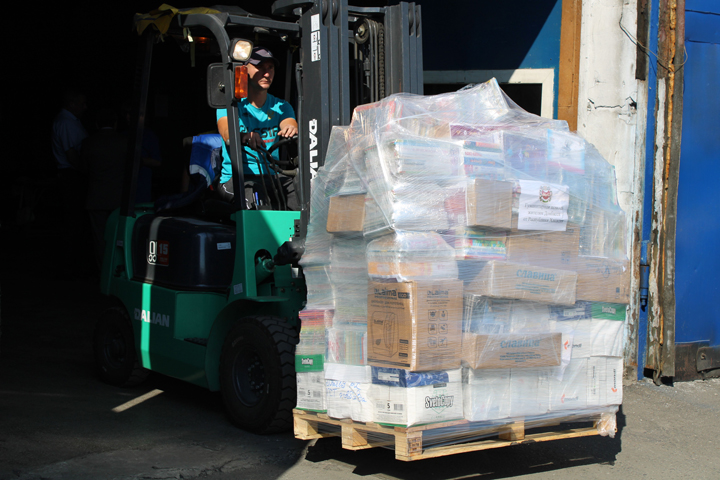Хакасия отправила на Донбасс 19 тонн гуманитарки 