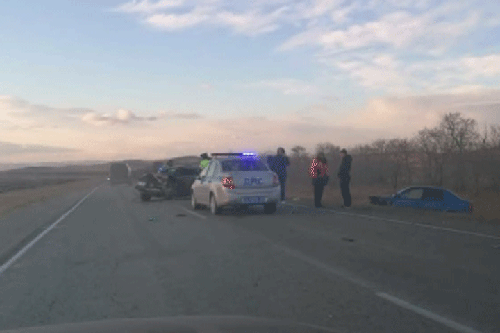 В Хакасии произошло ДТП в районе села Знаменка