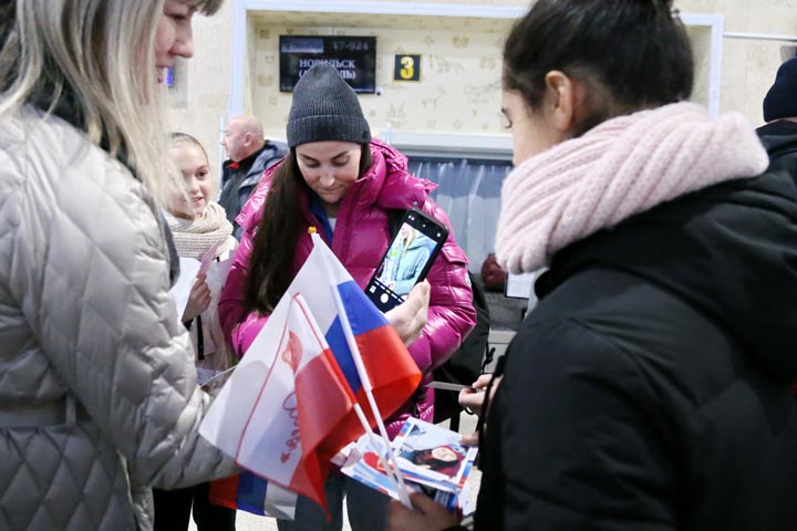 Хакасия встретила олимпийских чемпионов