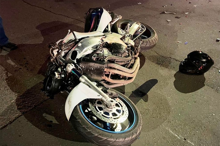 В Черногорске в ДТП мотоциклист получил смертельные травмы
