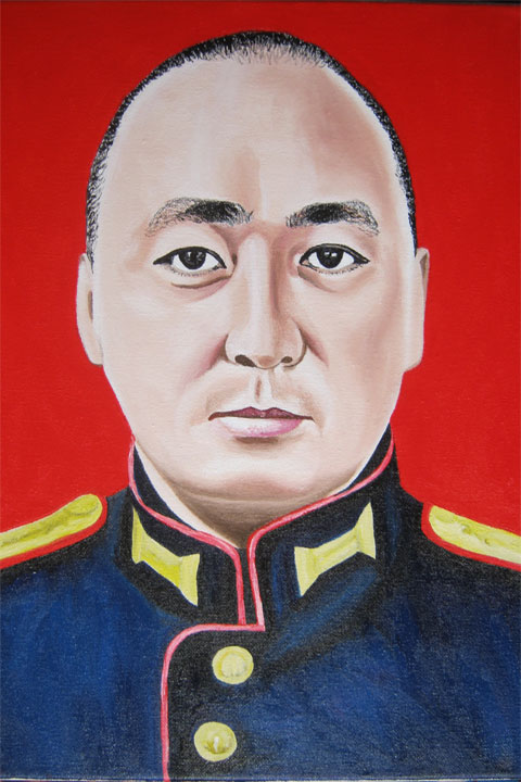 Портрет капитана Алексея Кунтеева из Хакасии представлен на выставке «Герои специальной военной операции» 
