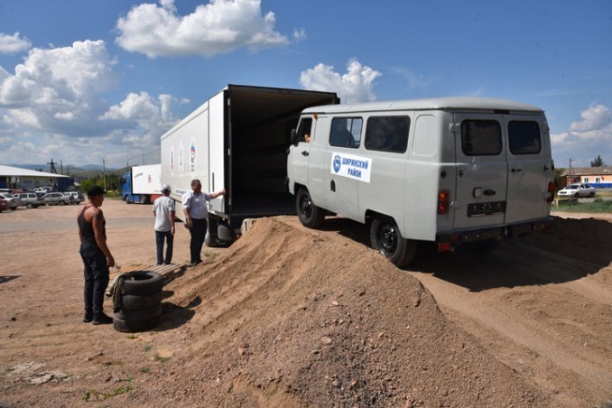 Из Ширинского района в зону СВО отправлены фуры с гуманитарным грузом