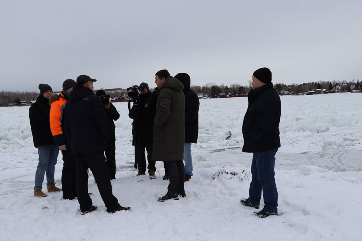 Енисей в районе острова Грязный пока не буйный