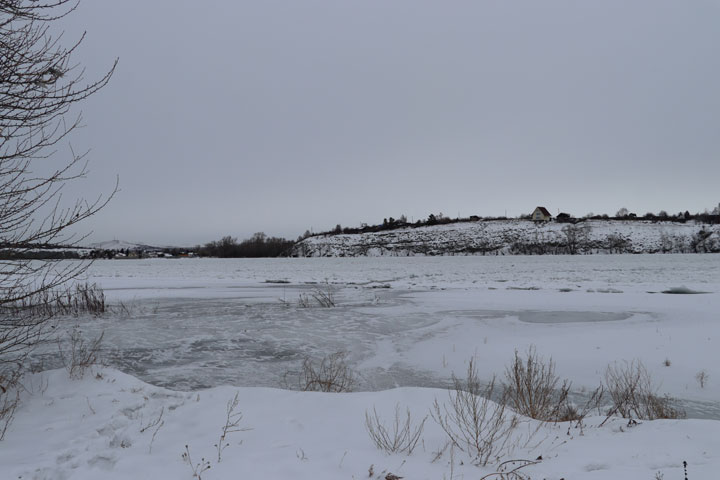 Кромка ледостава на енисее