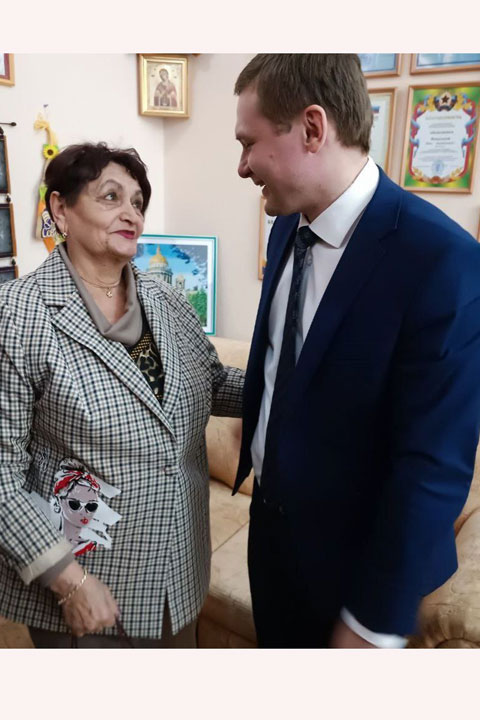 Глава Хакасии в ЛНР встретился с руководителем регштаба Комитета семей воинов Отечества 