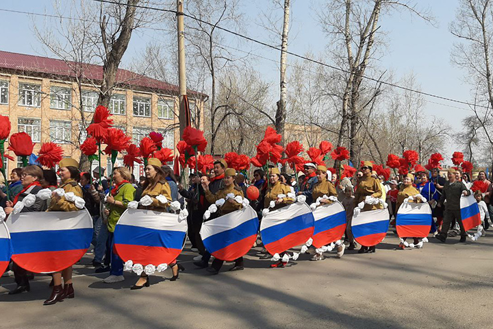 Аскиз массово и красочно отпраздновал День Победы