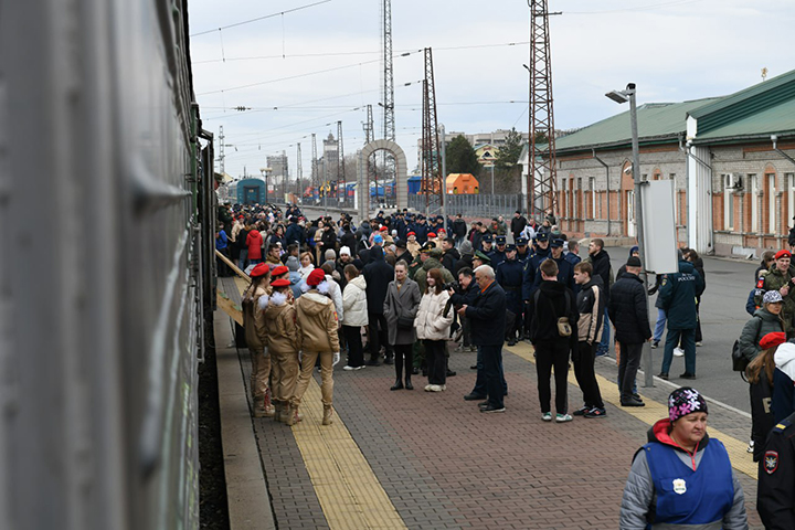 В Хакасию прибыл поезд «Сила в правде»