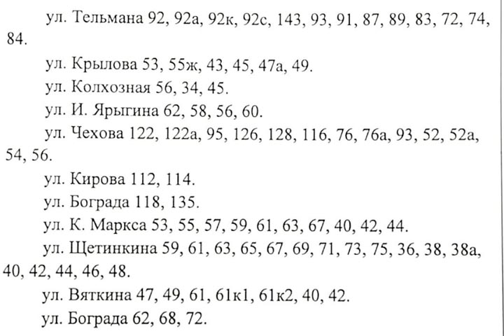 Дома возле сельхозрынка в Абакане останутся без тепла и горячей воды