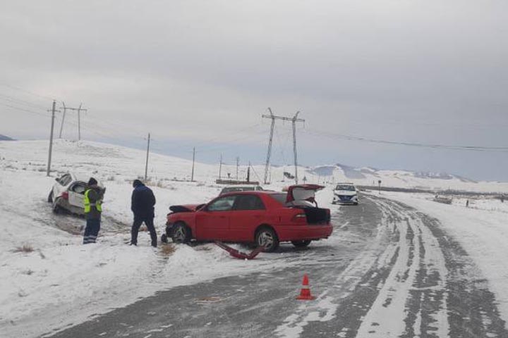 В Хакасии автоледи получила перелом ребра