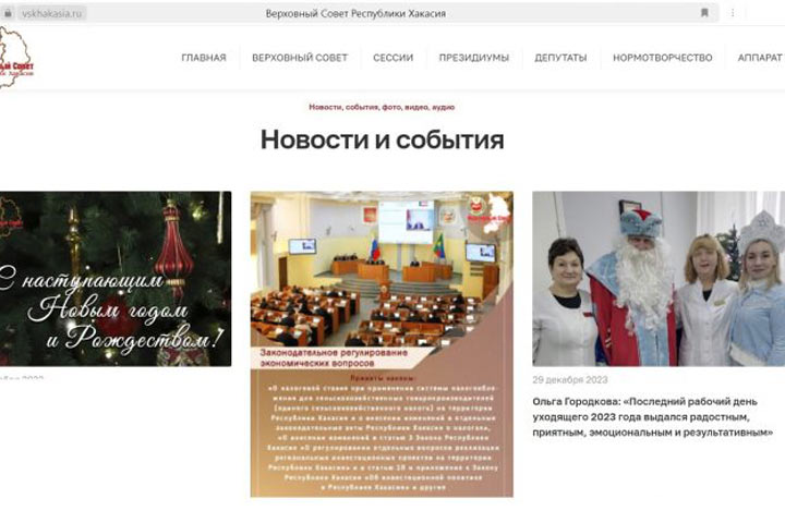 В Хакасии избранные законодатели-профи застряли в новогодней неге