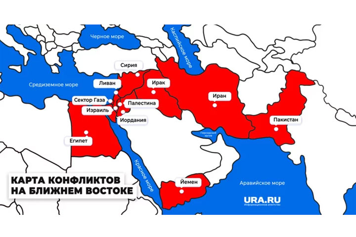 Кто с кем воюет на Ближнем Востоке: карта конфликтов