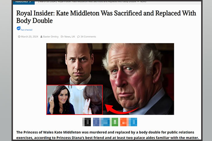 Кейт Миддлтон повторила судьбу принцессы Дианы? Тайну королевских убийств раскрыл двойник