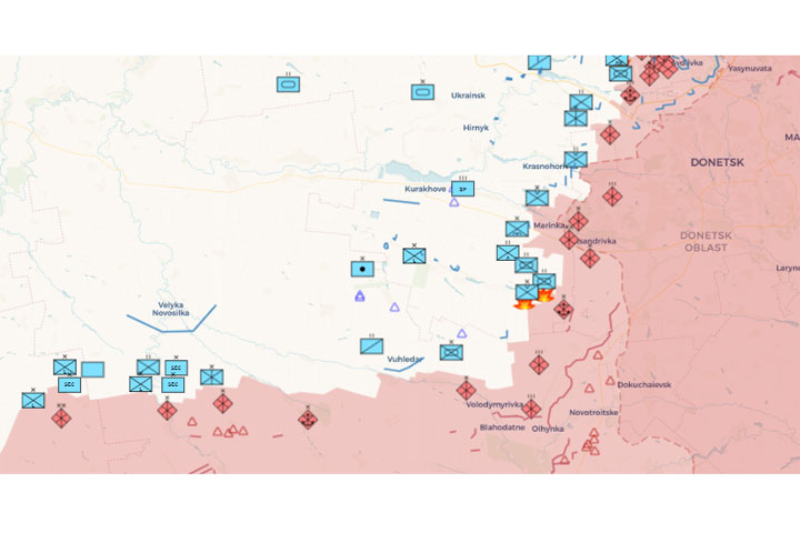 На карте Запорожья виден новый котёл. ВСУ возводит две тысячи км обороны