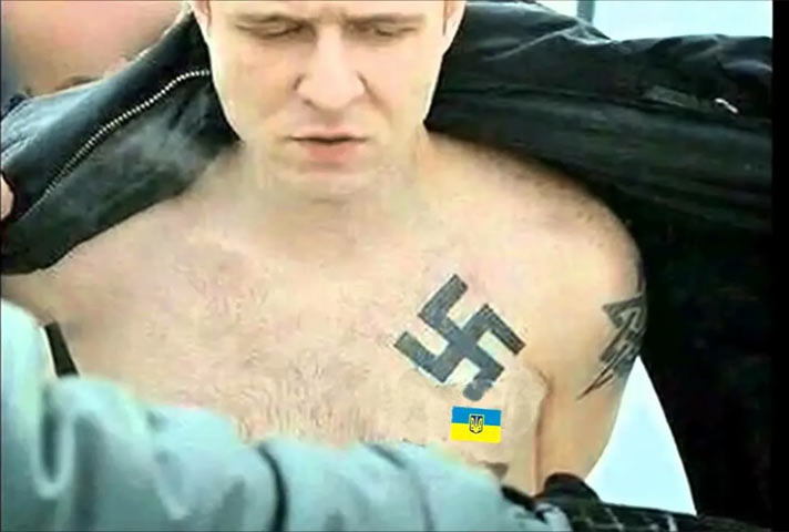 СМИ показали фото татуировок бойцов «Азова»* с нацистской символикой