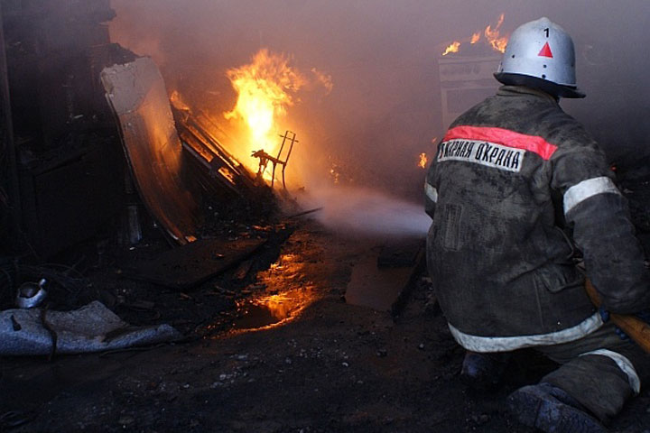 В Хакасии на пожаре погибла женщина