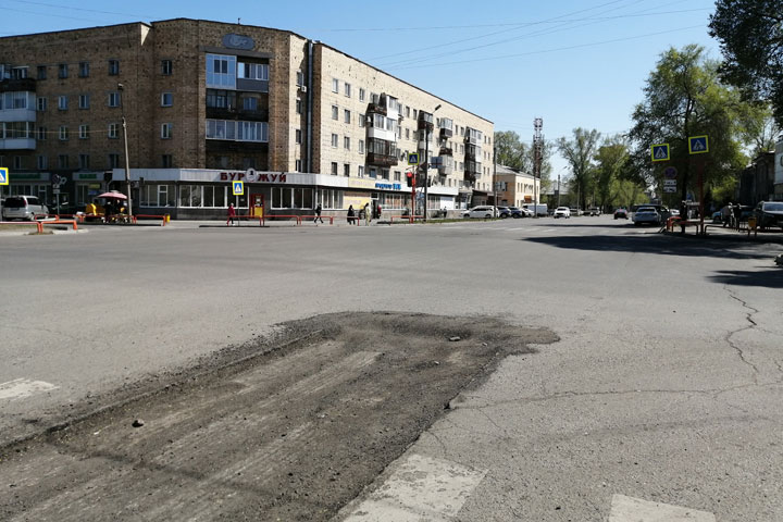 В Абакане скорректированы даты перекрытия перекрестка улиц Жукова – Ленина