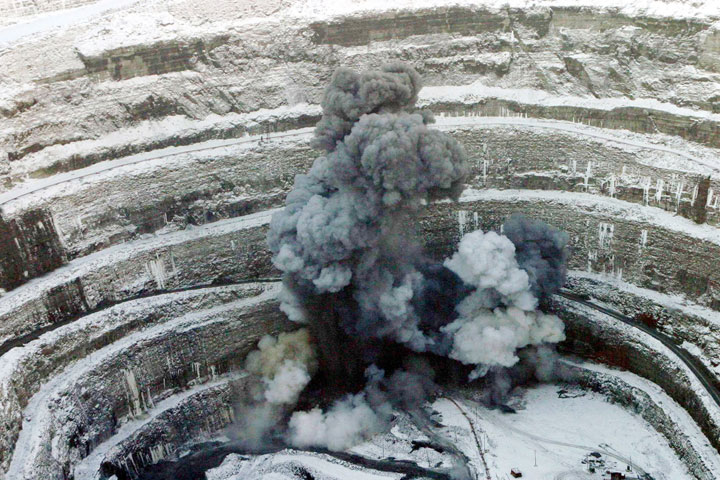 Информация о промышленных взрывах в Хакасии 21 января
