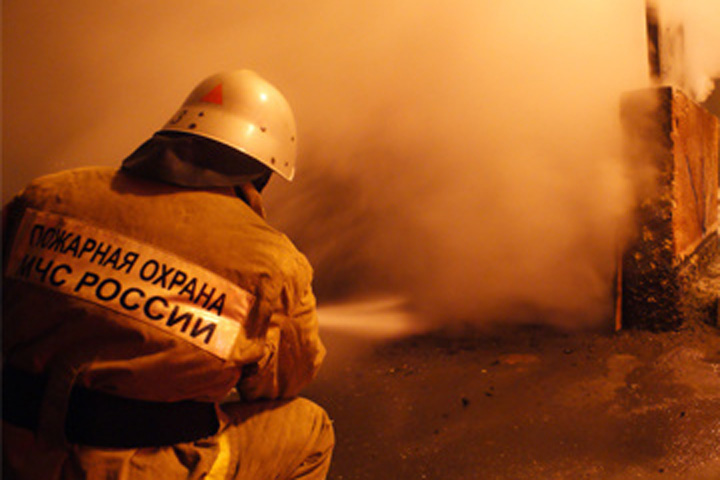 В Хакасии загорелся магазин