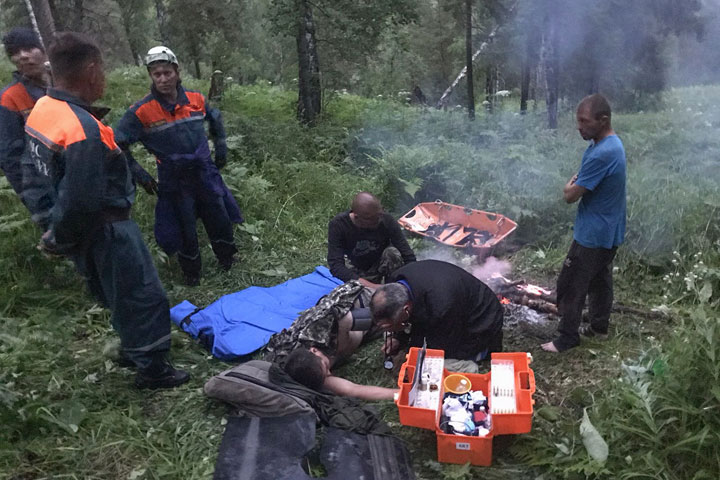 Стали известны подробности эвакуации вертолетом человека в Хакасии