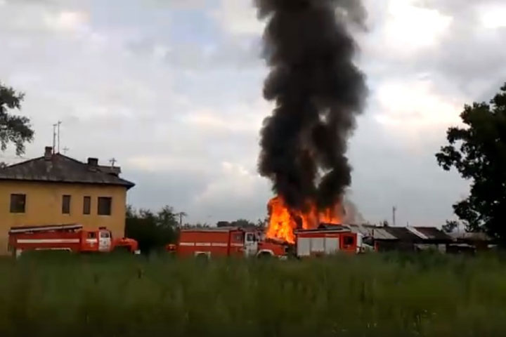 В Хакасии при пожаре погиб мужчина