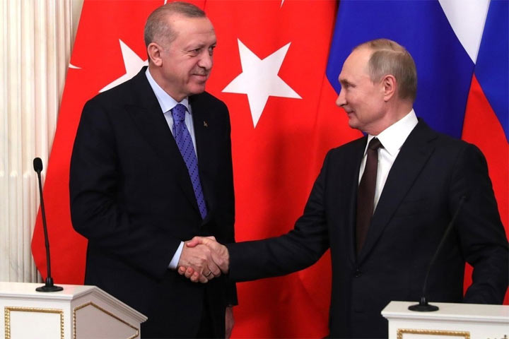Путин: европейцы должны быть благодарны Турции за бесперебойный транзит газа из России