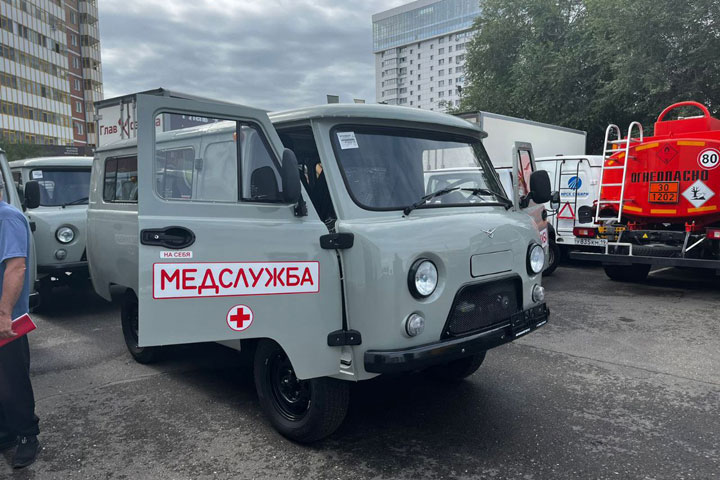 Хакасия получила новые санитарные автомобили