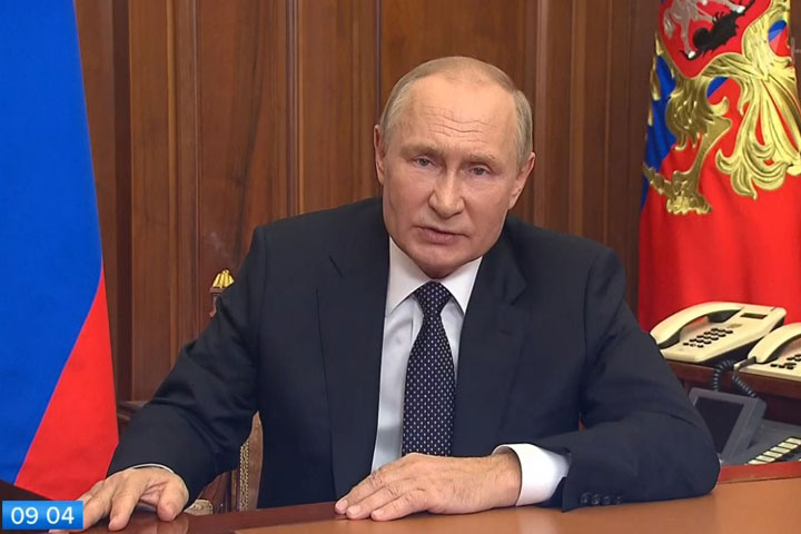 Владимир Путин в прямом эфире обратился к гражданам России