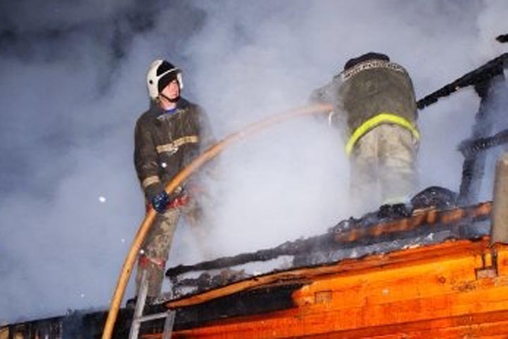 Ранним утром в Аскизском районе горел жилой дом