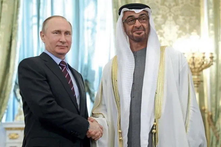 В Санкт-Петербурге началась встреча Путина с президентом ОАЭ