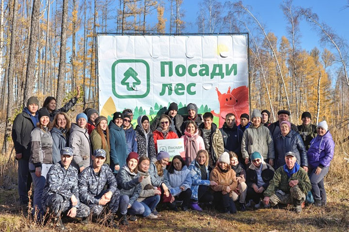 Студенты ХГУ сохранили семь деревьев и посадили 7500 саженцев  
