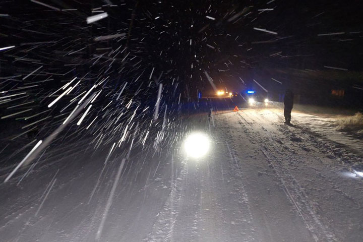 При сильном снегопаде в ДТП погиб 12-летний велосипедист