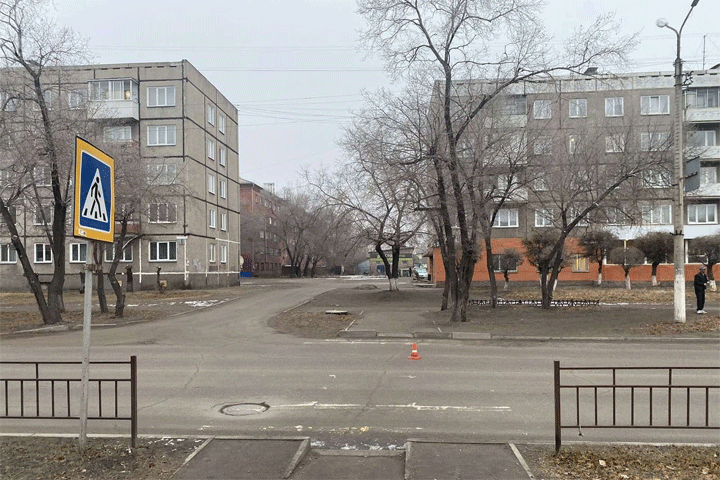 В Черногорске на пешеходном переходе сбили женщину 