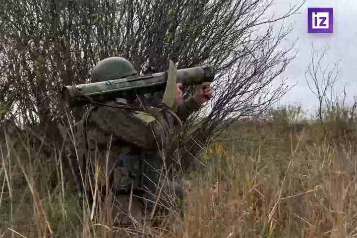 Опубликованы кадры боевой работы вооруженного огнеметами «Шмель» подразделения ЮВО