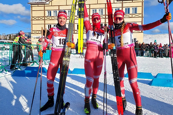 Олимпийская чемпионка Наталья Непряева подтвердила свою силу на гонке в Хакасии