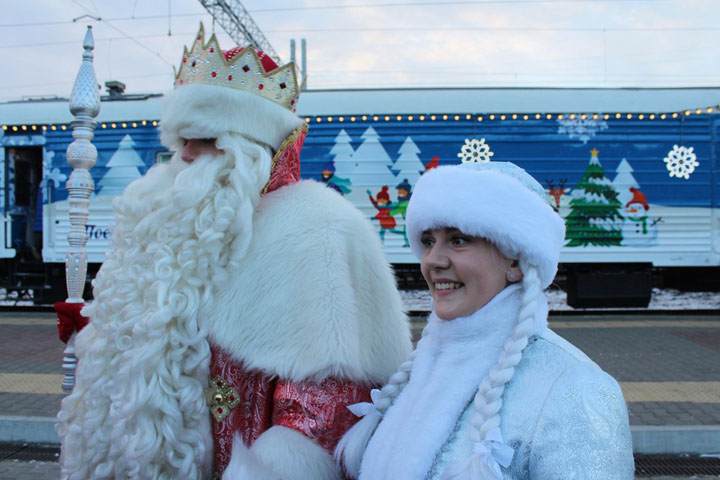 В Хакасию приехал Дед Мороз