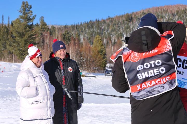 Министр спорта Хакасии подвел итоги I этапа Кубка России по лыжным гонкам