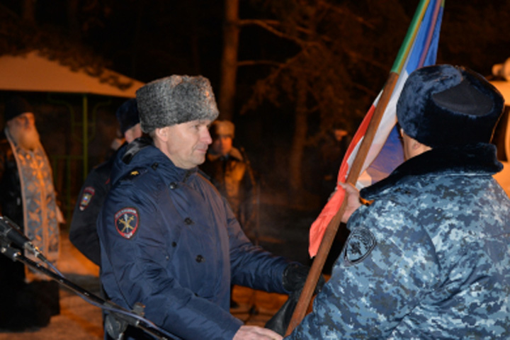 В Хакасии сводный отряд полиции отправился в командировку на Северный Кавказ