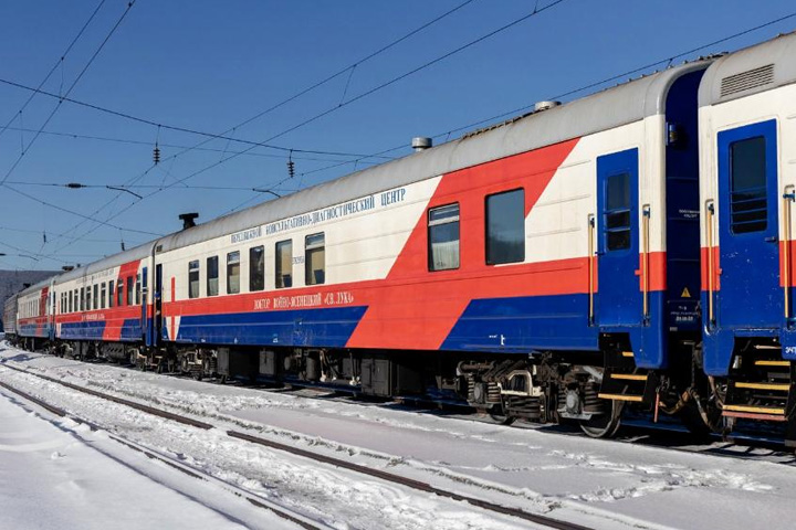 Поезд здоровья «Святитель Лука» отправится из Красноярска в предновогоднюю командировку