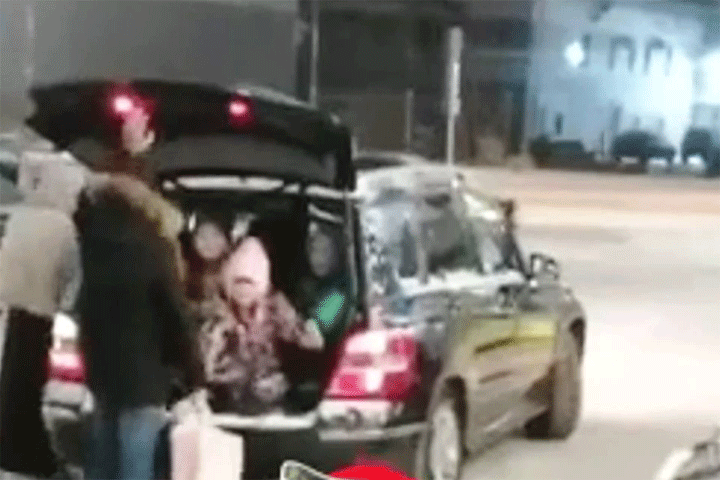 За перевозку детей в багажнике мужчина заплатит штраф