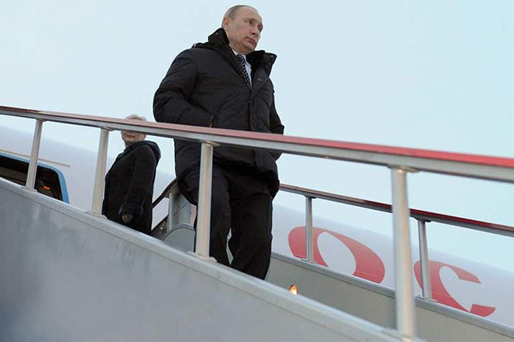 Путин прибыл в Минск на переговоры с Лукашенко