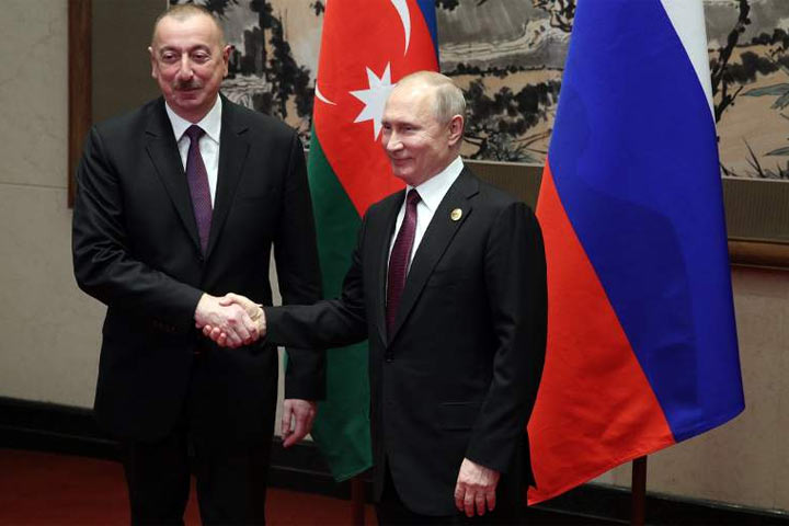 Путин провел телефонный разговор с Алиевым и поздравил его с днем рождения