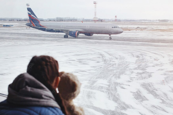 Зачем в аэропорту зимой поливают самолеты