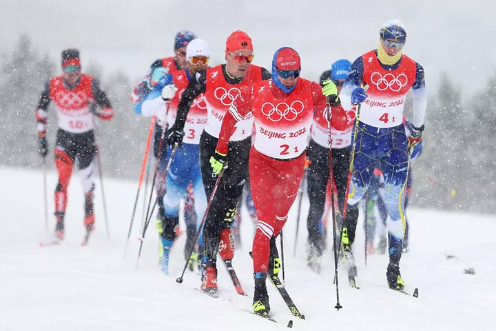 Российские лыжники завоевали «золото» Олимпиады в эстафете