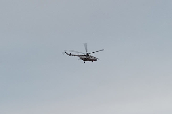 При посадке упал вертолет «Ми-8» специального летного отряда «Россия»