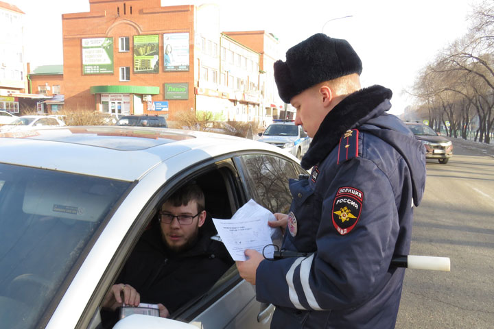 В Черногорске гаишники охотились на пешеходов 