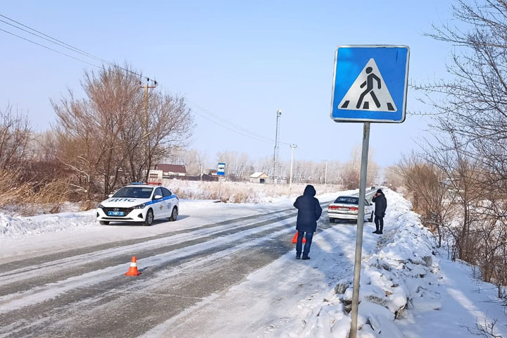 В Саяногорске на безлюдном пешеходном переходе сбили девочку 
