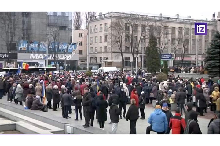 В Молдавии начались масштабные антиправительственные митинги